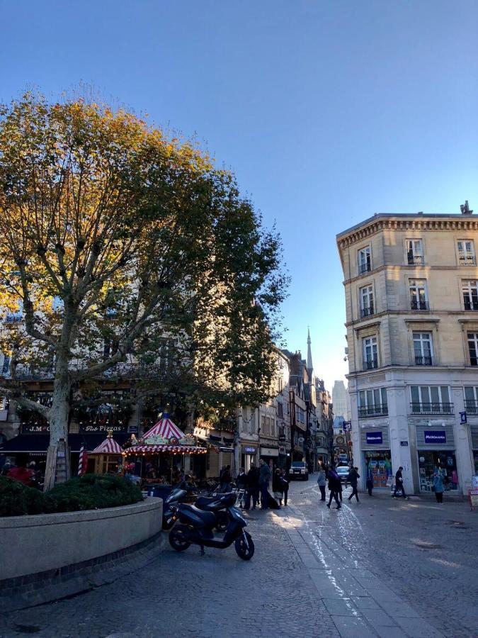 Ferienwohnung La Loge D'Harcourt : Hypercentre Chic Et Moderne Rouen Exterior foto